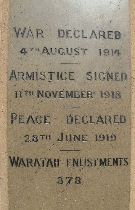 Waratah War Memorial