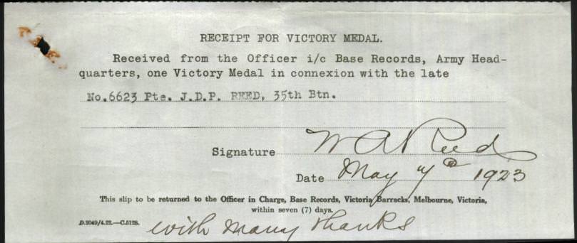 World War 1 Records