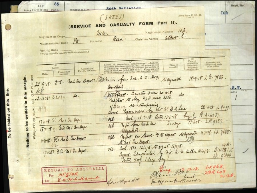 World War 1 Records