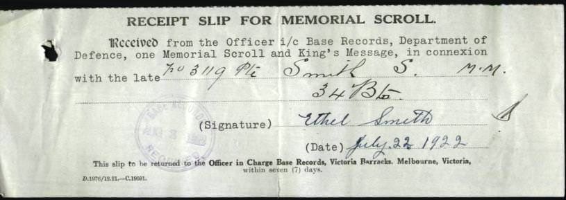 World War 1 Records