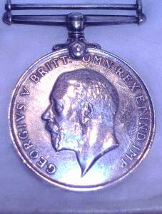 War Medal:58223 to PTE 3786 35 BN A.I.F.