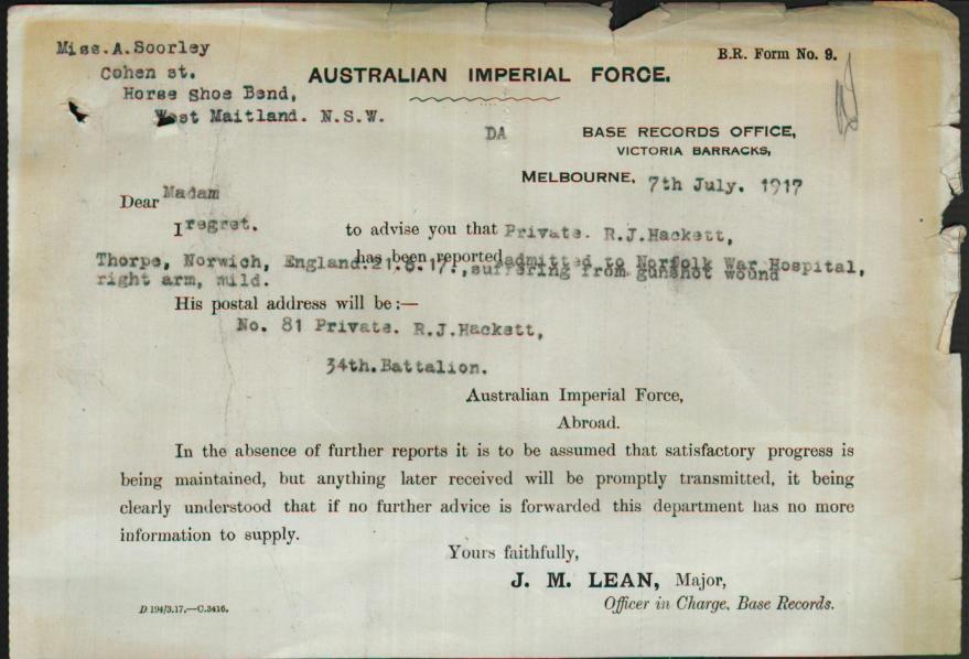 World War 1 Records