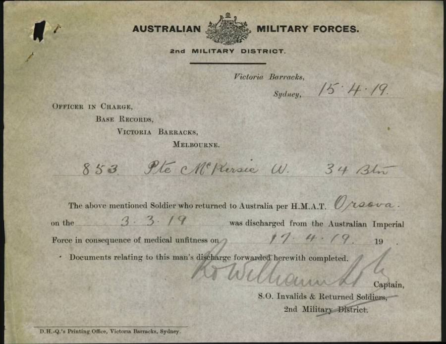 World War 1 Records