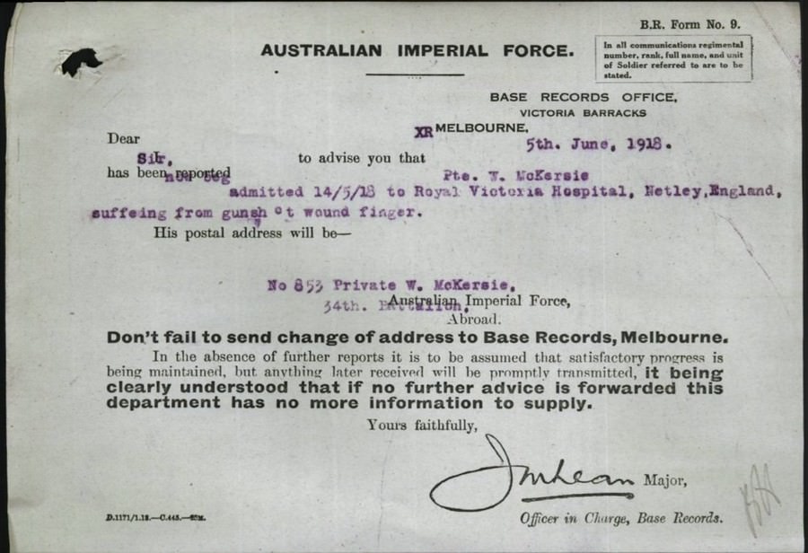 World War 1 Records