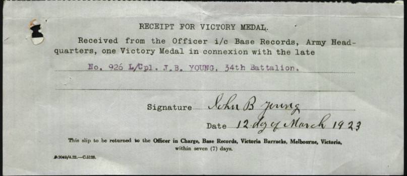 World War 1 Records