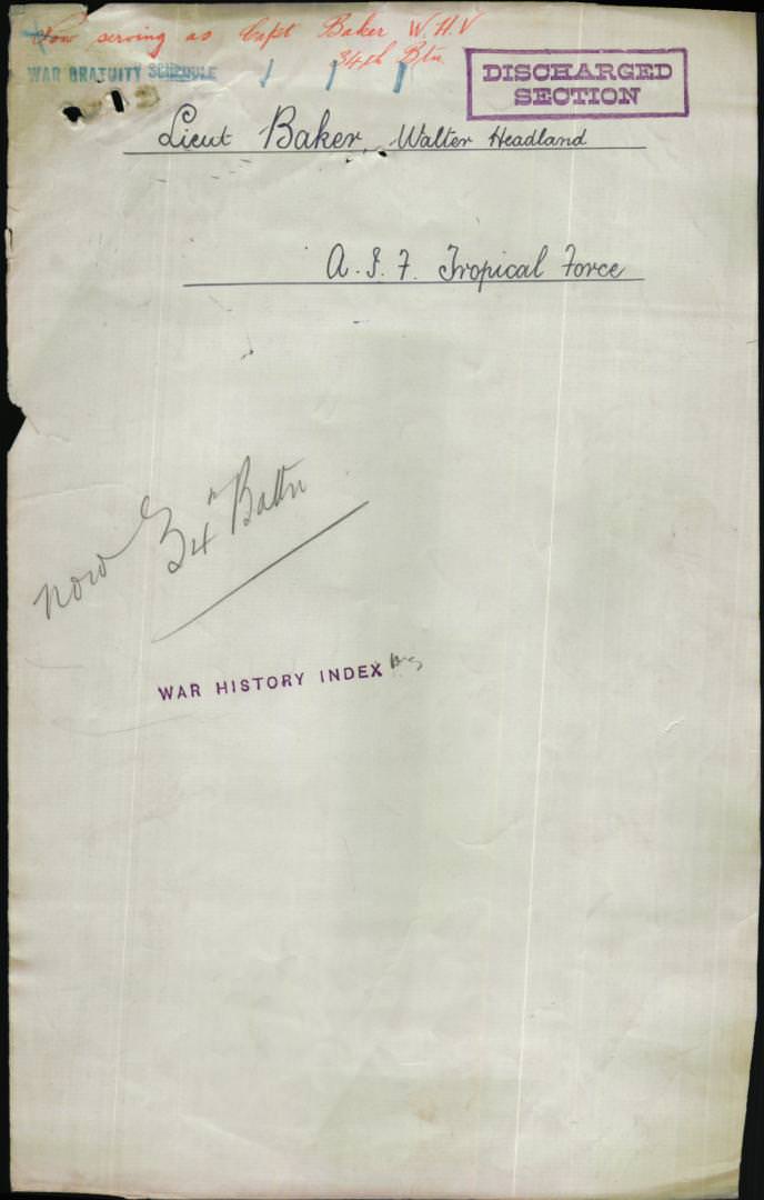 World War 1 Records