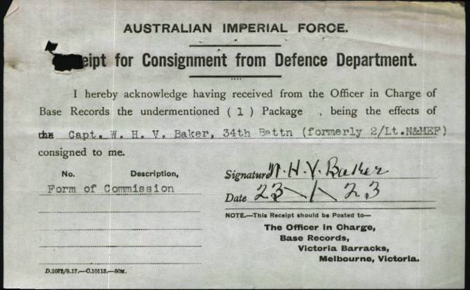 World War 1 Records