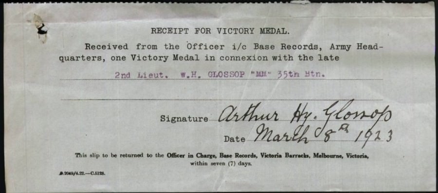 World War 1 Records