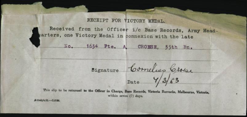 World War 1 Records