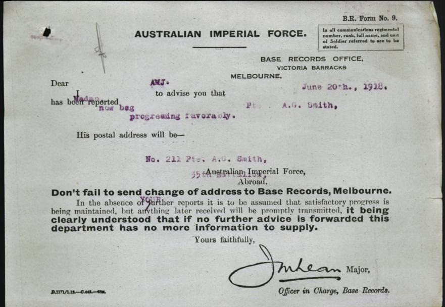 World War 1 Records