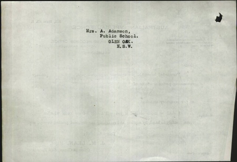 World War 1 Records