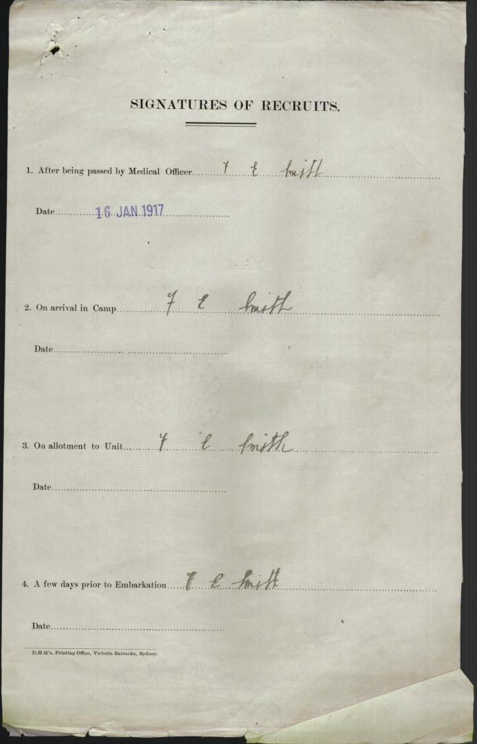 World War 1 Records