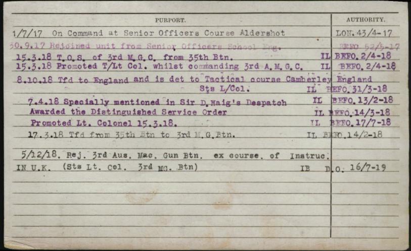 World War 1 Records