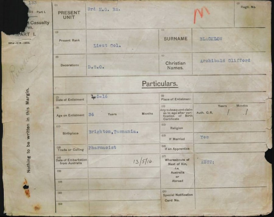 World War 1 Records