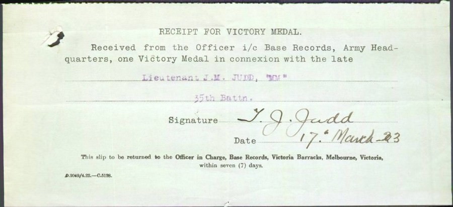 World War 1 Records