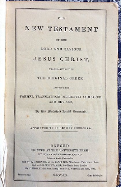 Convict Bible