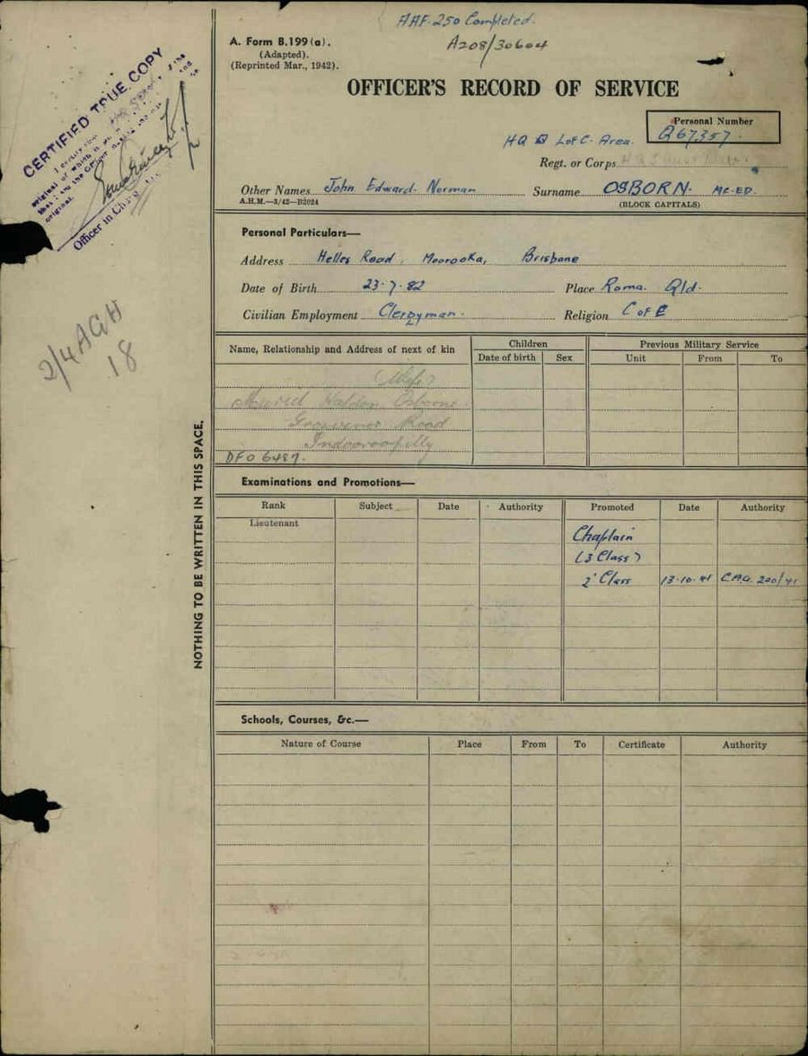 World War 1 Records