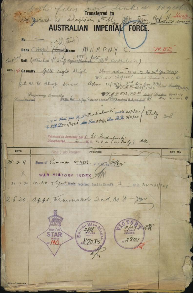 World War 1 Records