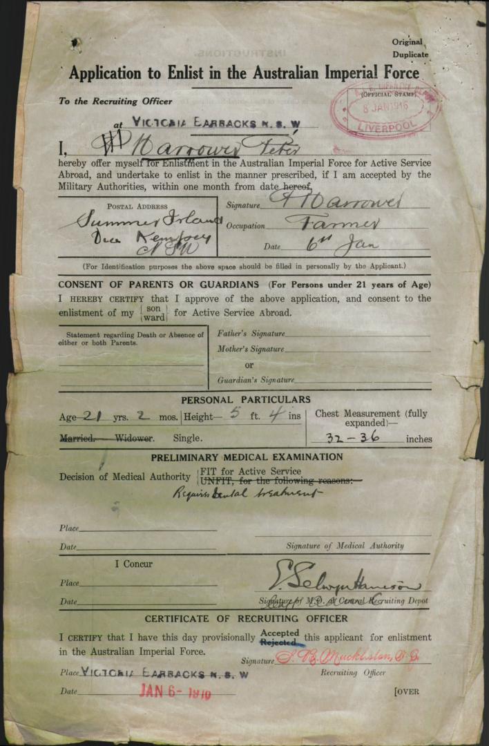 World War 1 Records